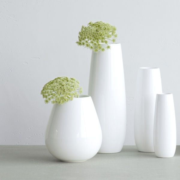 ASA Selection "ease" Vase 25 cm weiß