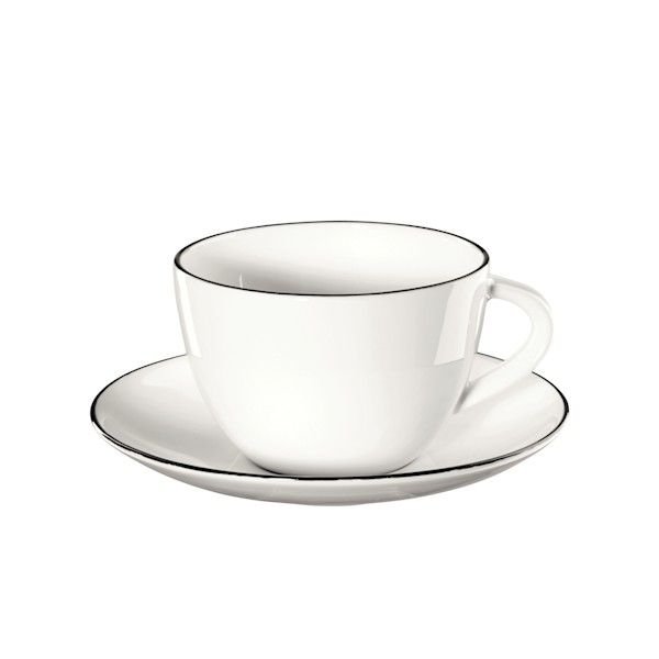 ASA Selection "à table ligne noire" Tee- und Kaffeetasse mit Unterer