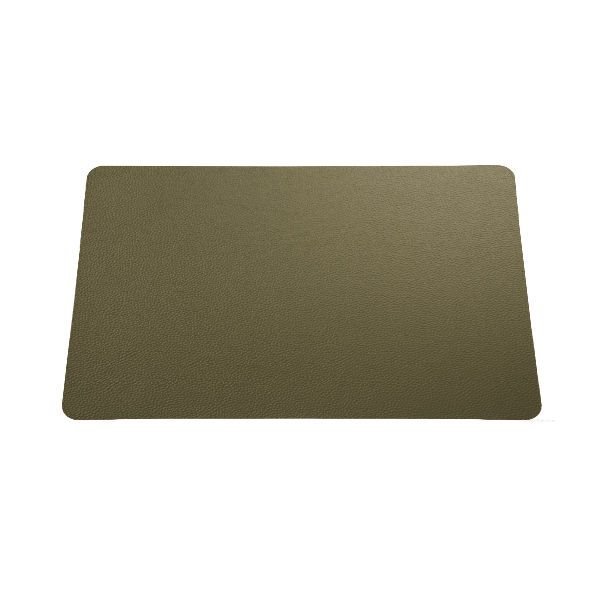 ASA Selection "table tops leder" Tischset rough olive rechteckig