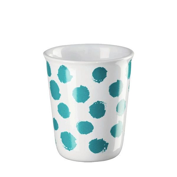 ASA Selection "coppetta" Espresso Becher turquoise spots