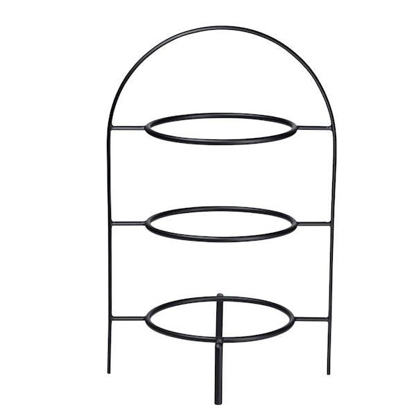 ASA Selection Edelstahl-Etagere, Dessertteller, 3-stufig schwarz