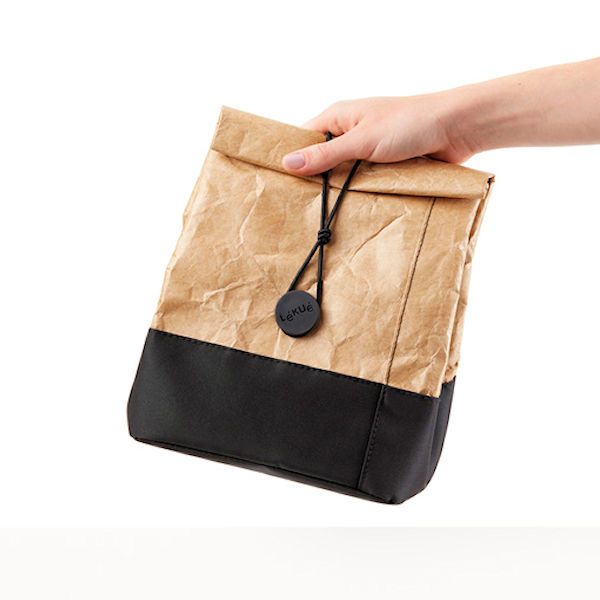 lékué LunchBag To Go beige / schwarz