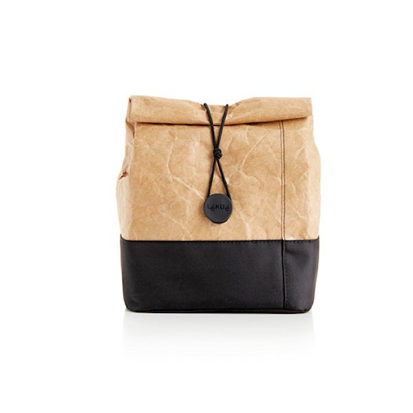 lékué LunchBag To Go beige / schwarz