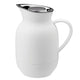 stelton Amphora Isolierkanne Kaffee soft weiß