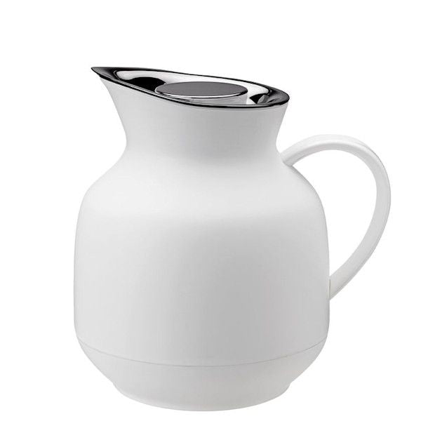 stelton Amphora Isolierkanne Tee soft weiß