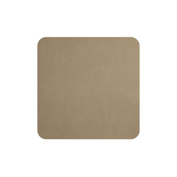 ASA Selection "table tops" 4er Set Untersetzer soft leather sandstone