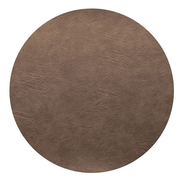 ASA Selection "table tops vegan leather" Tischset nougat rund