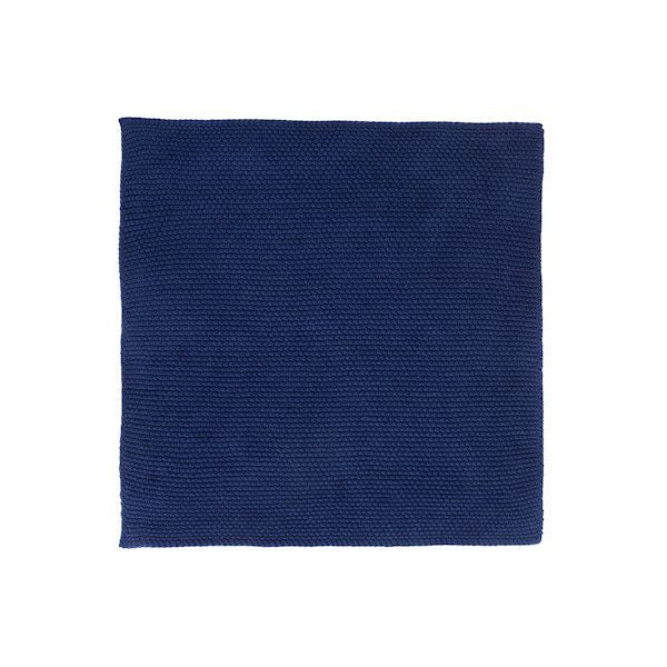 ASA Selection "textil" 2er Set Baumwolltuch gestrickt, deep blue