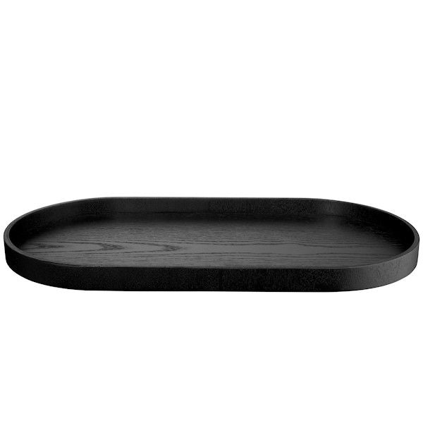 ASA Selection "wood" Holztablett oval schwarz 44 cm