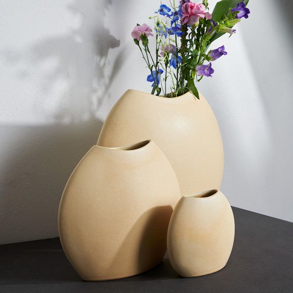 ASA Selection "moon" Vase 18 cm peanut