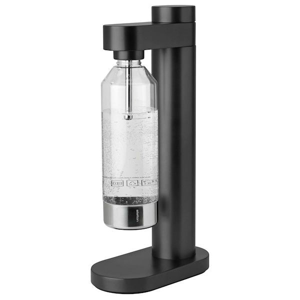 stelton Brus Wassersprudler schwarz metallic